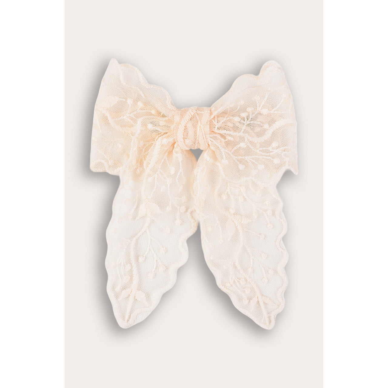 Lace Bow Clip