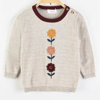 Hadas Baby Floral Knit Sweater