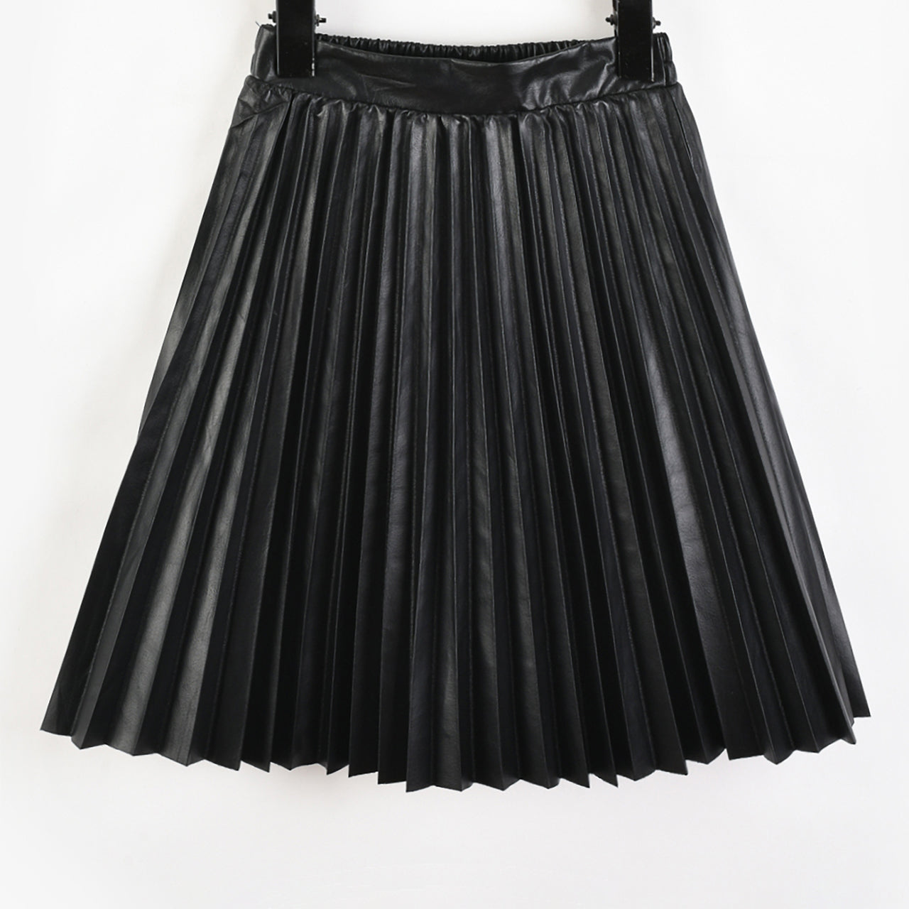 Hadas PU Pleated Skirt