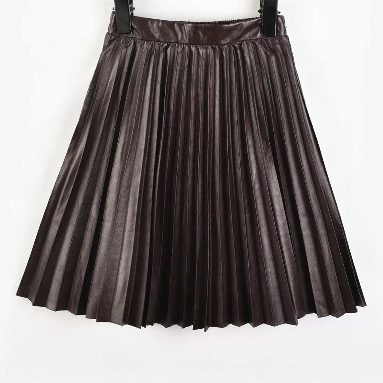 Hadas PU Pleated Skirt