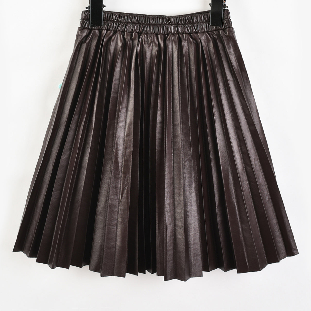 Hadas PU Pleated Skirt