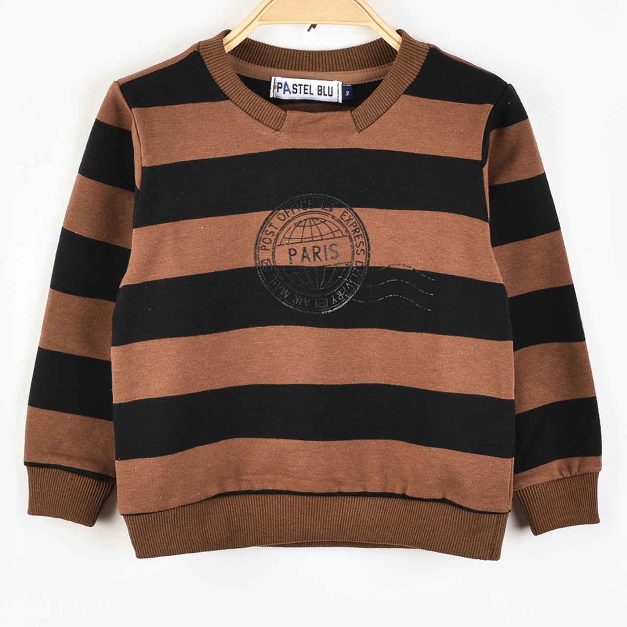 French Terry Striped Shirt