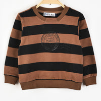 French Terry Striped Shirt