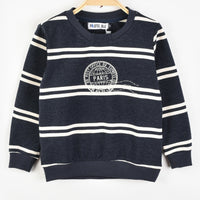 French Terry Striped Shirt