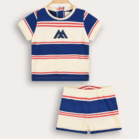 Melange Striped Set