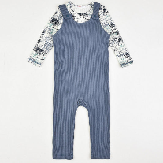 L.S Rib Print Overall