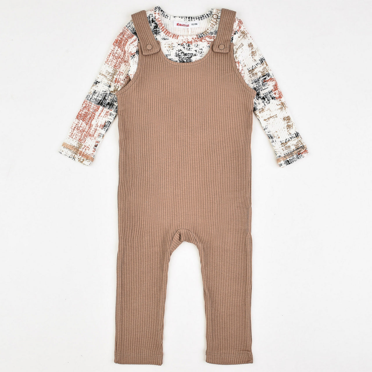 L.S Rib Print Overall