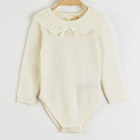 Knit Collared Onesie