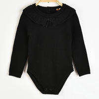 Knit Collared Onesie