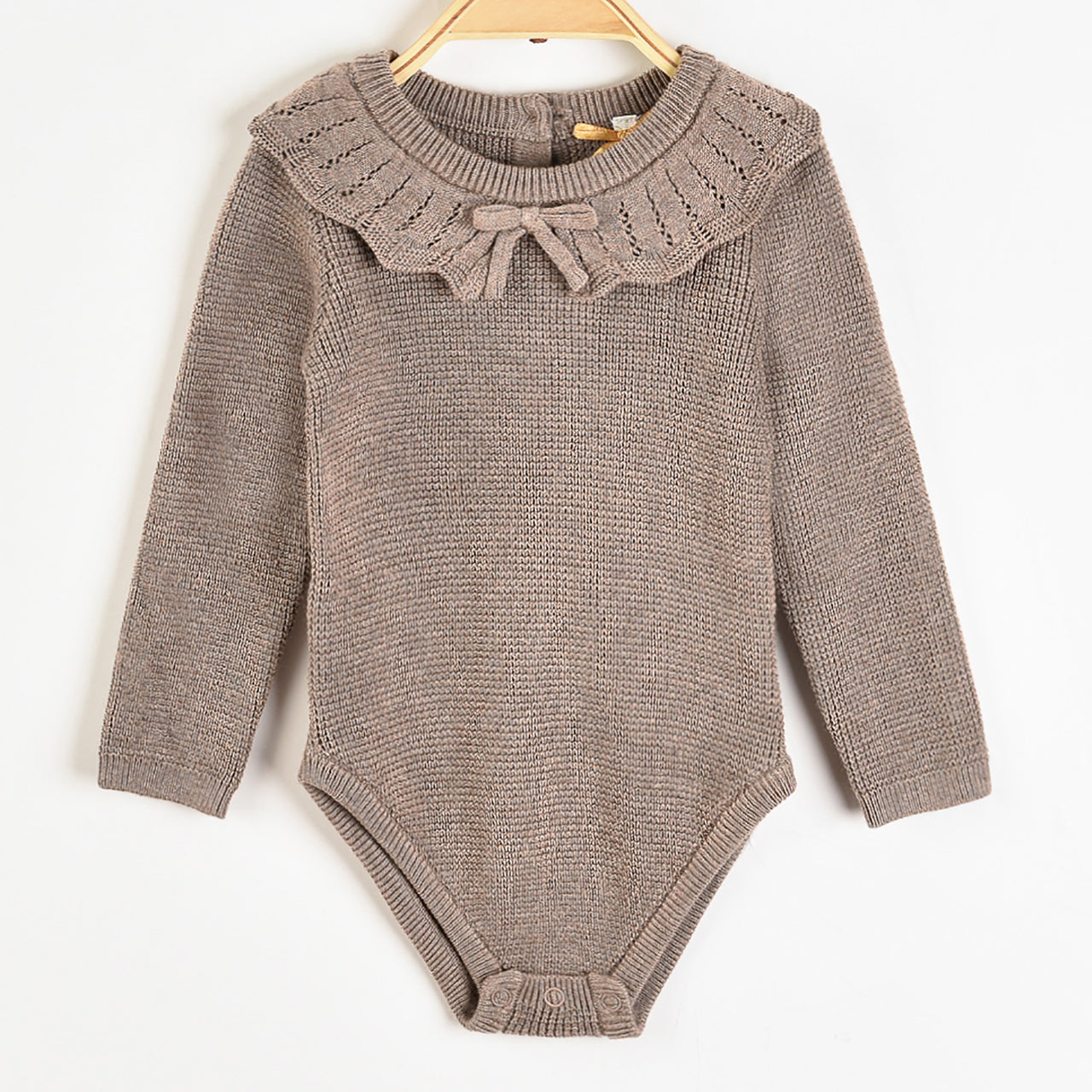 Knit Collared Onesie