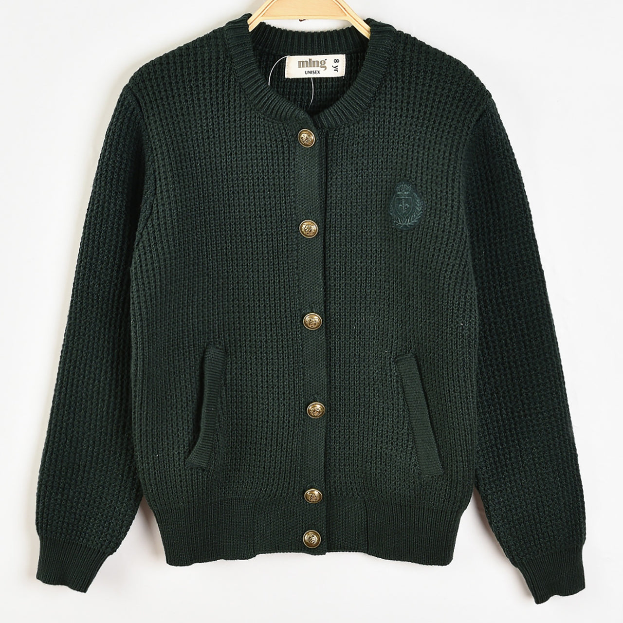 Melange Knit Logo Sweater