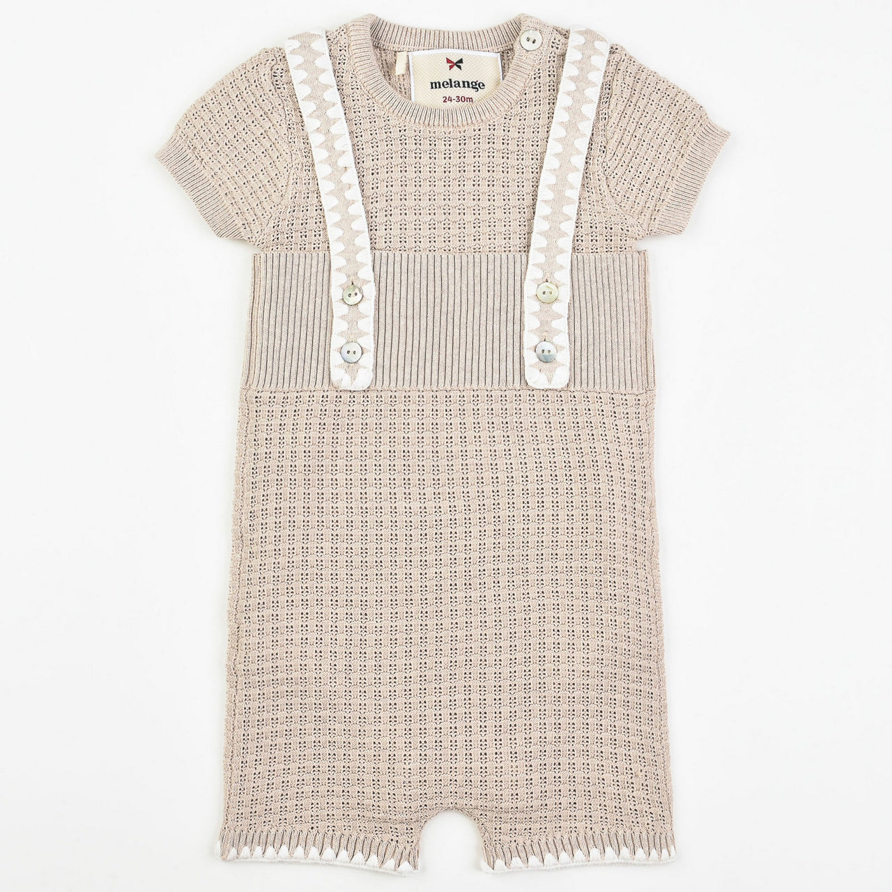 Melange Knit Overall