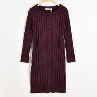 Knitted Buttoned Dress