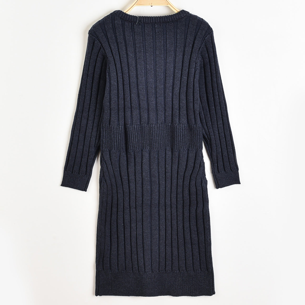 Knitted Buttoned Dress