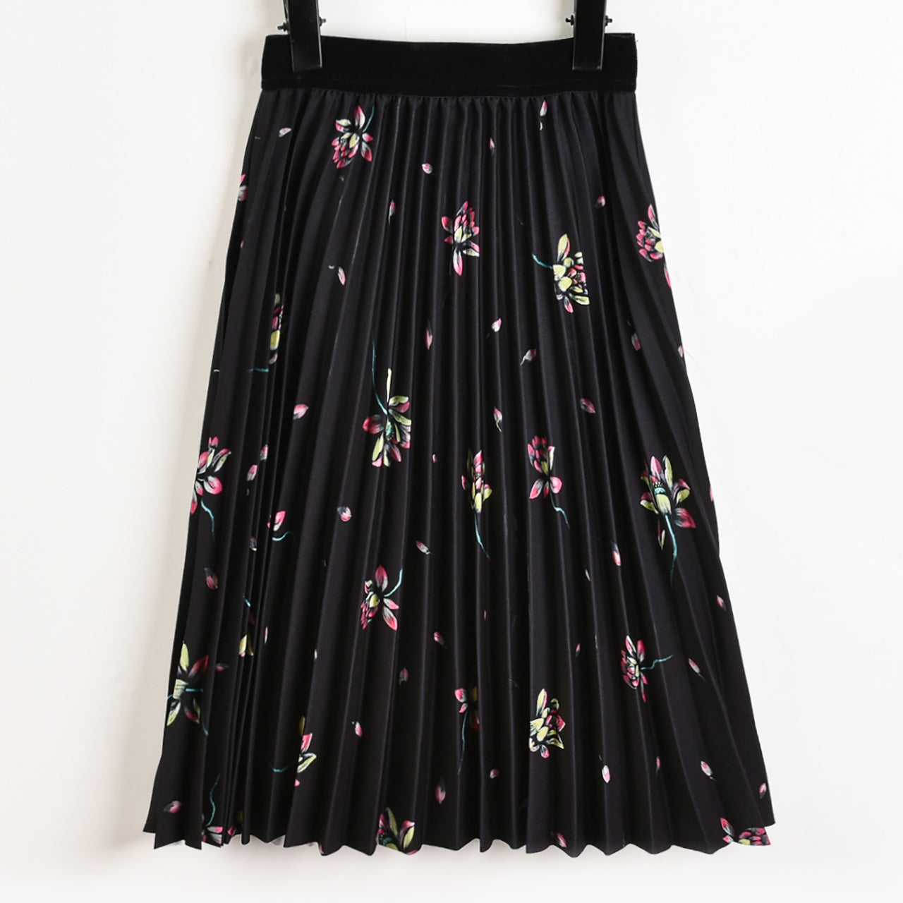Melange Floral Print Skirt