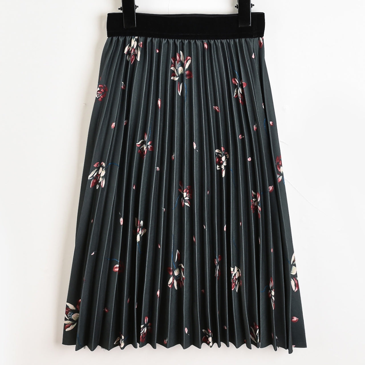 Melange Floral Print Skirt