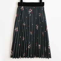 Melange Floral Print Skirt