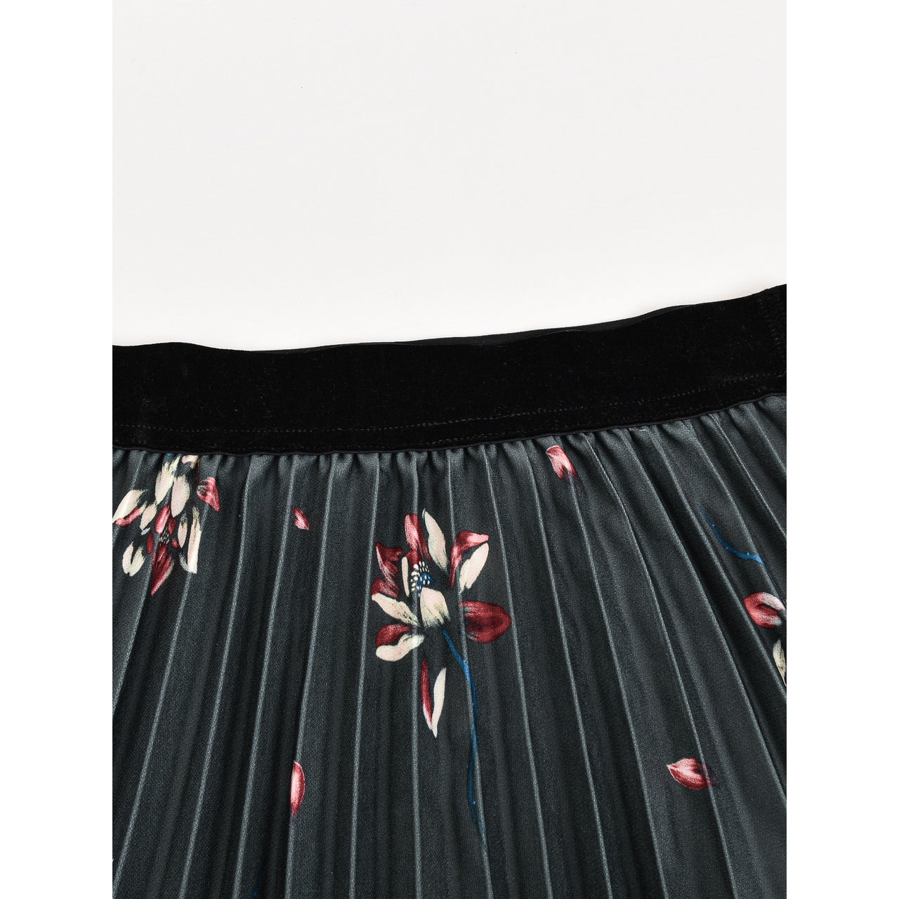 Melange Floral Print Skirt