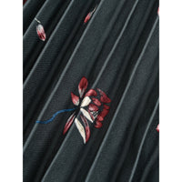 Melange Floral Print Skirt