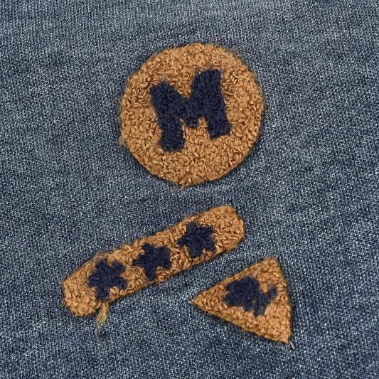 Melange Denim Logo Shirt