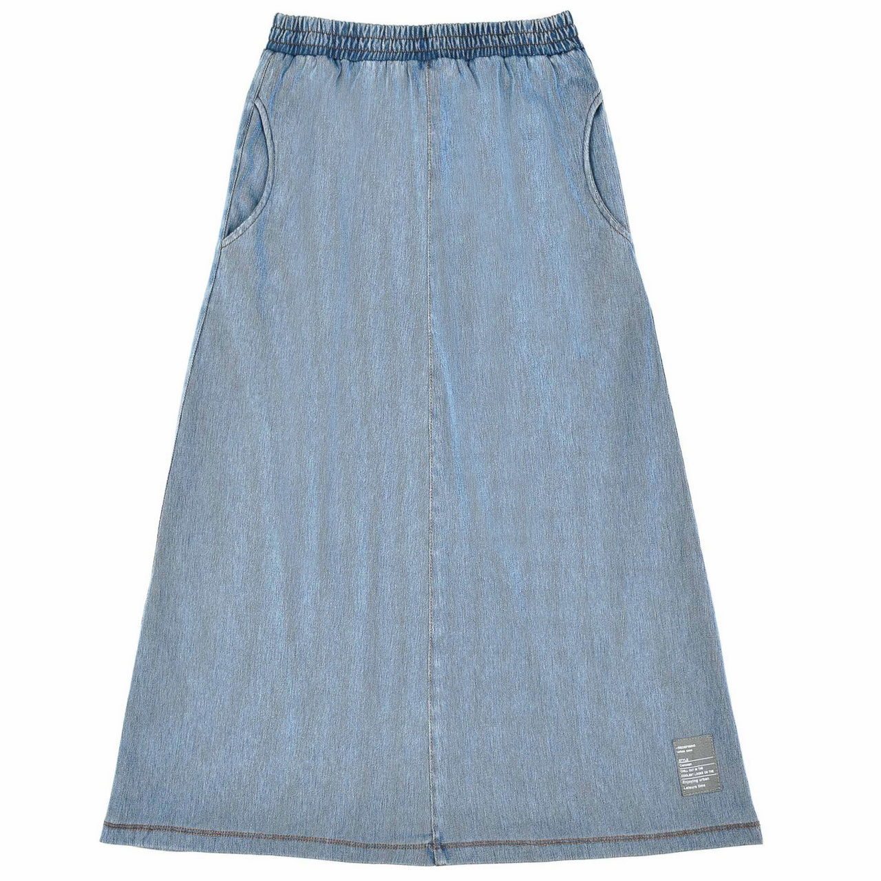 Hadas Long Soft Denim Skirt