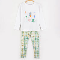 Hadas L.S Checkered PJ Set