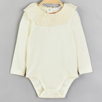 Hadas Baby Lace Collar Onesie