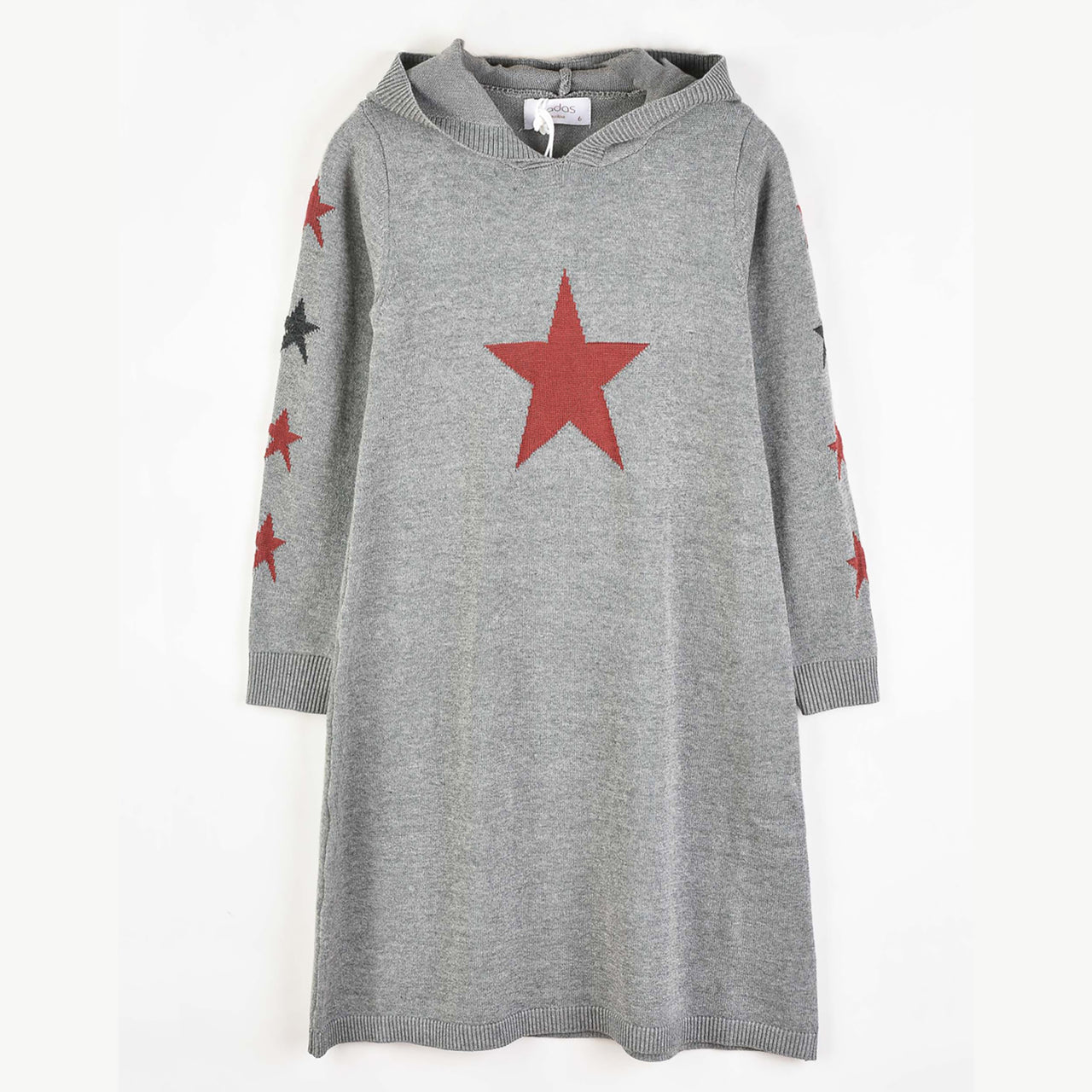Hadas Knitted Star Hoodie Dress