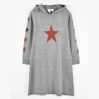 Hadas Knitted Star Hoodie Dress
