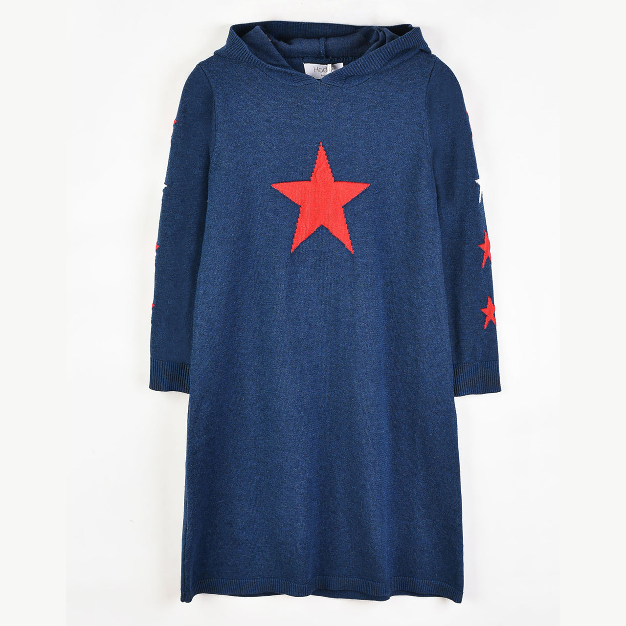 Hadas Knitted Star Hoodie Dress