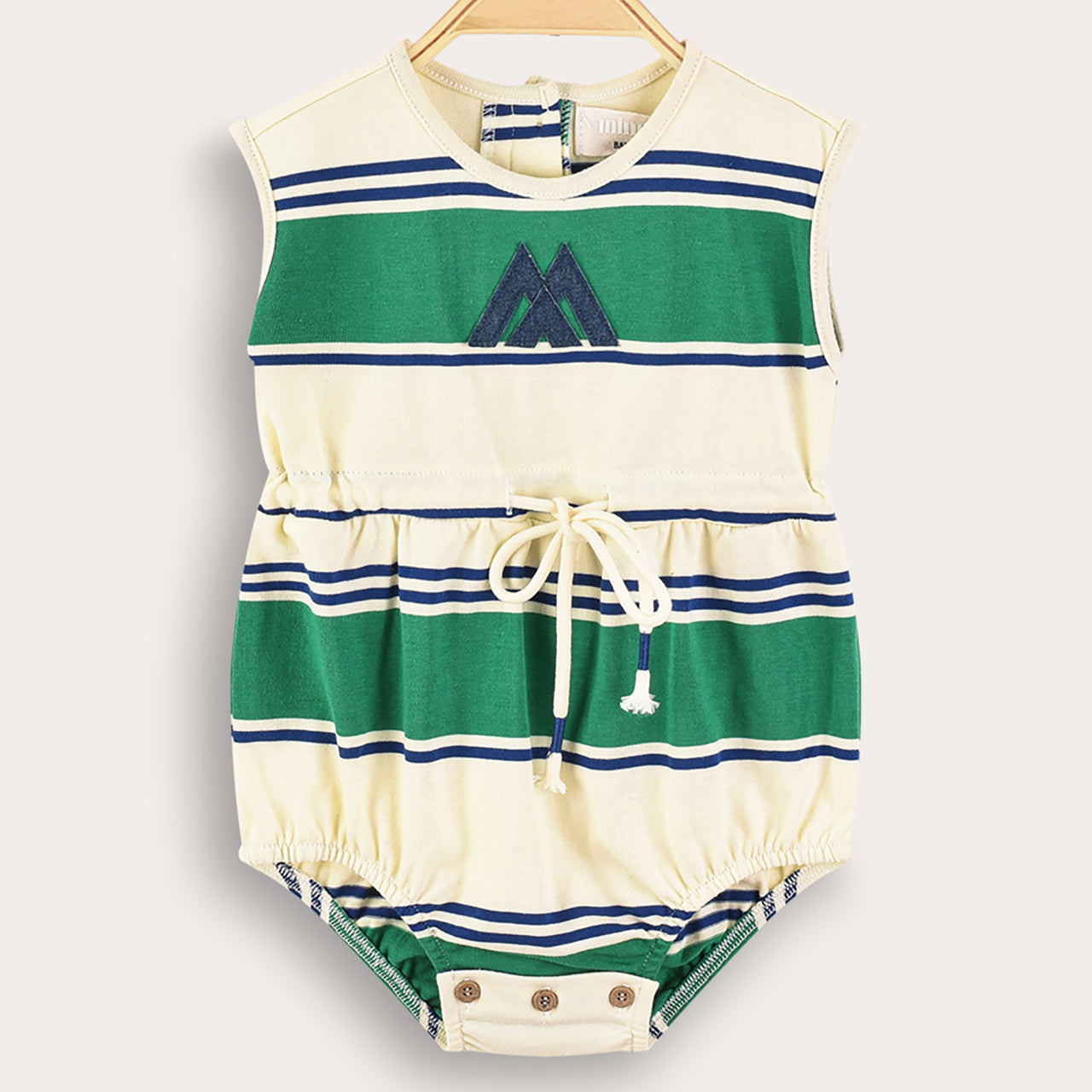 Melange Striped Overall/Dress