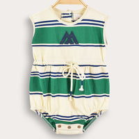 Melange Striped Overall/Dress