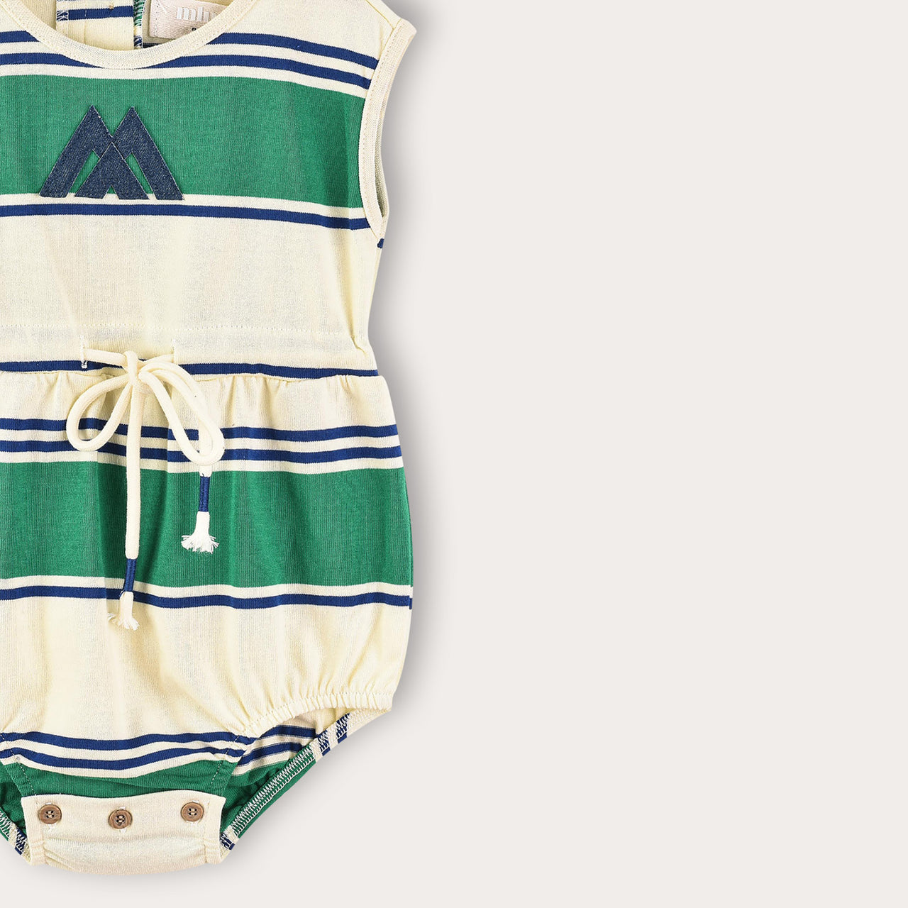 Melange Striped Overall/Dress