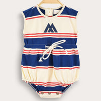 Melange Striped Overall/Dress