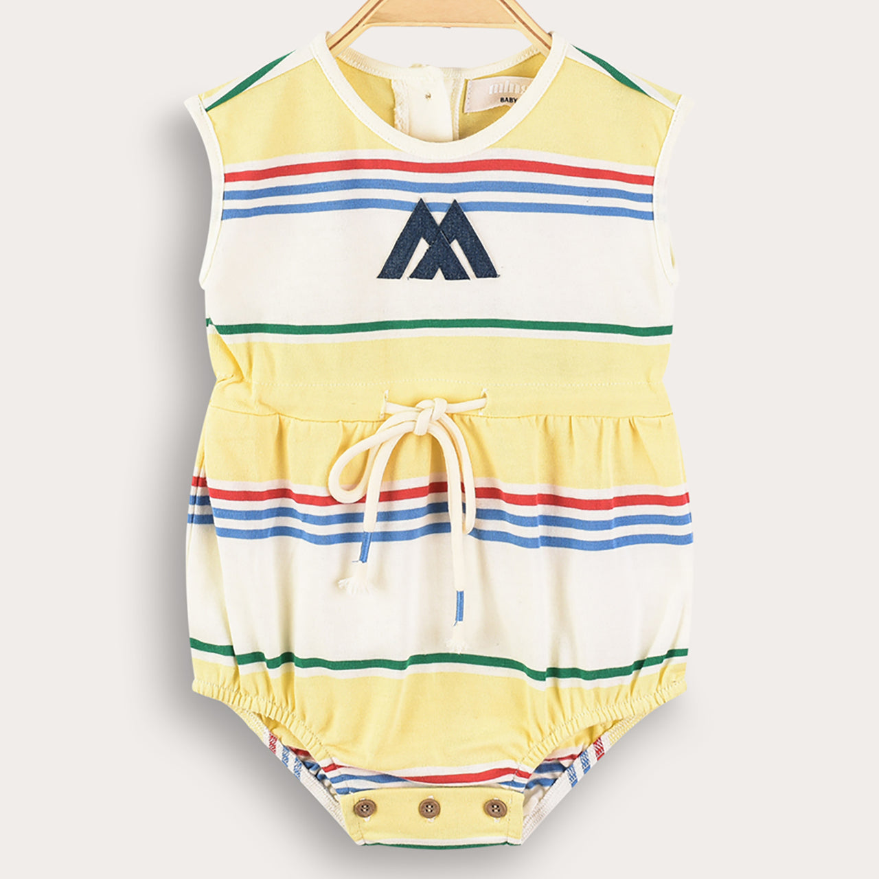 Melange Striped Overall/Dress