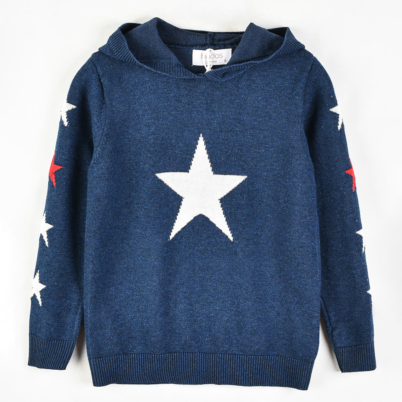 Hadas Boys Knitted Star Hoodie
