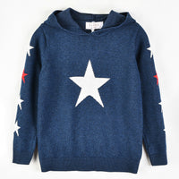 Hadas Boys Knitted Star Hoodie