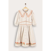 Linen Flowers Dress