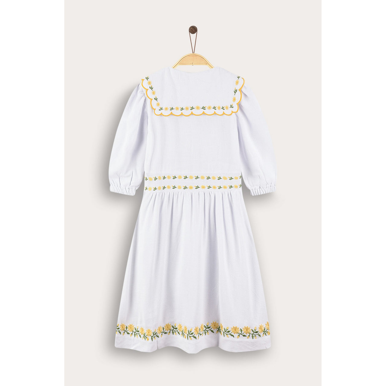 Linen Flowers Dress