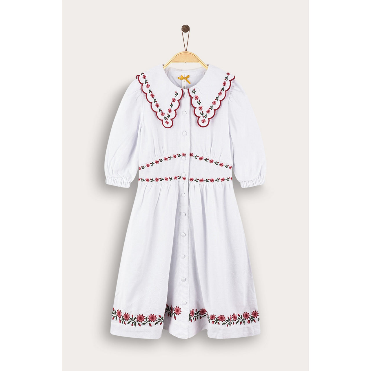 Linen Flowers Dress
