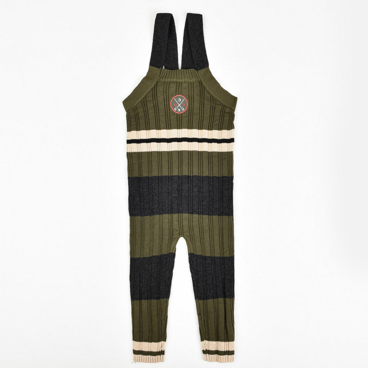 Striped Baby Overall