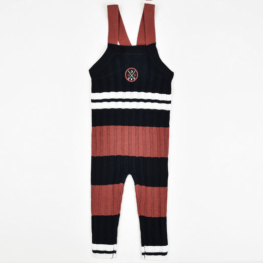 Striped Baby Overall