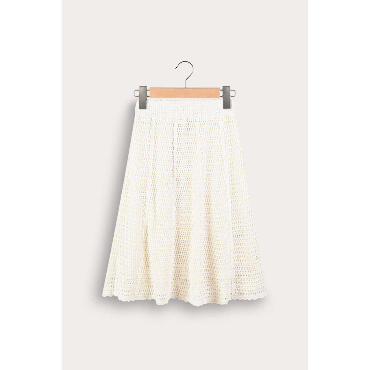 Melange Crochet Skirt