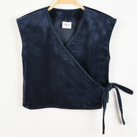 James Velvet Wrap Vest