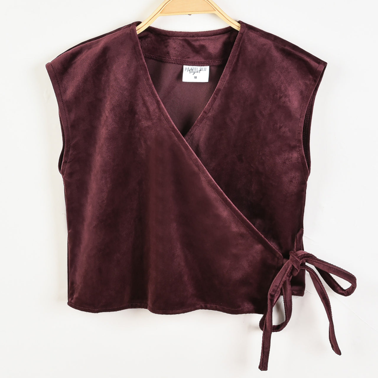 James Velvet Wrap Vest