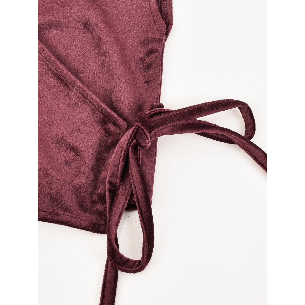 James Velvet Wrap Vest
