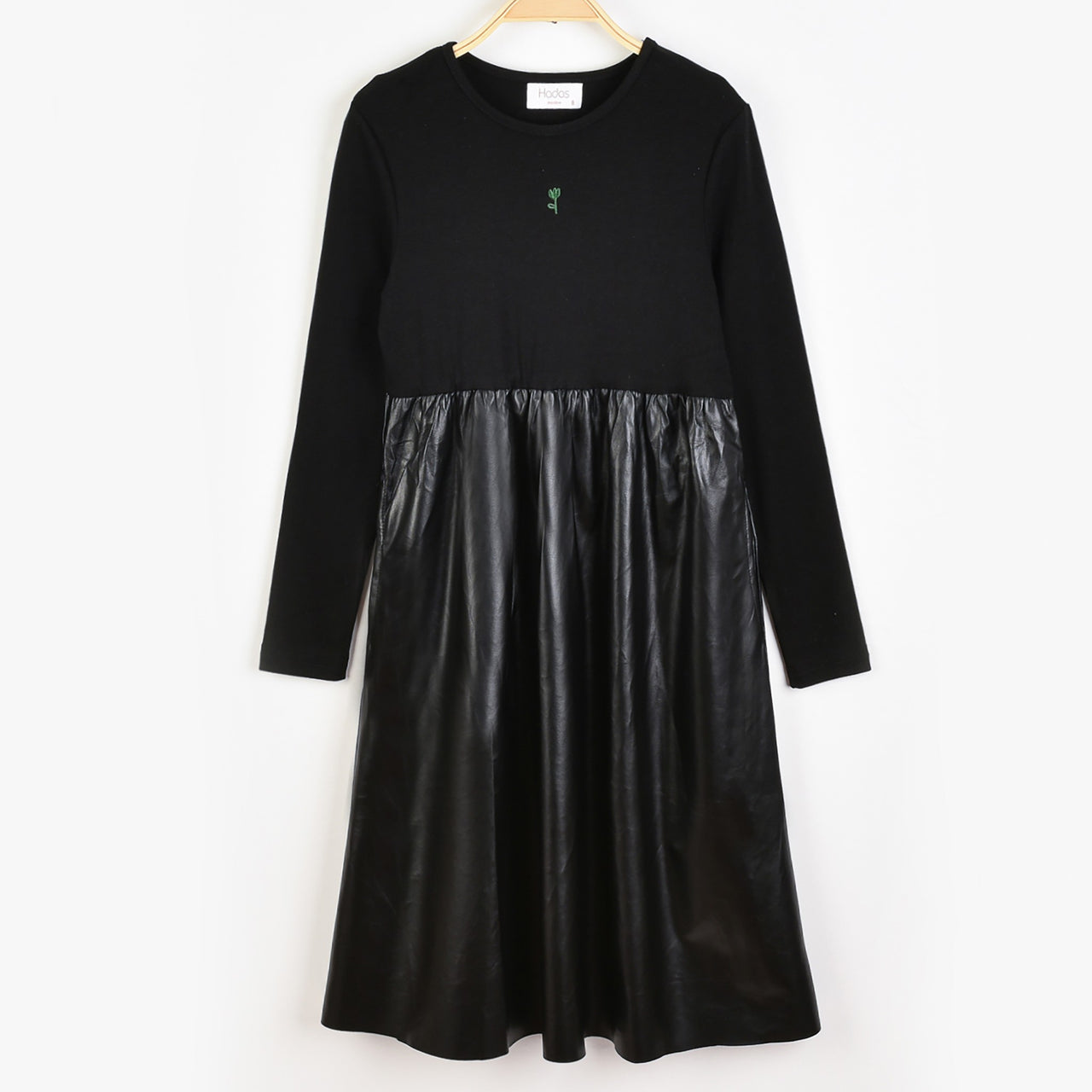Hadas Jersey PU Dress