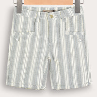 Melange Stripe Shorts