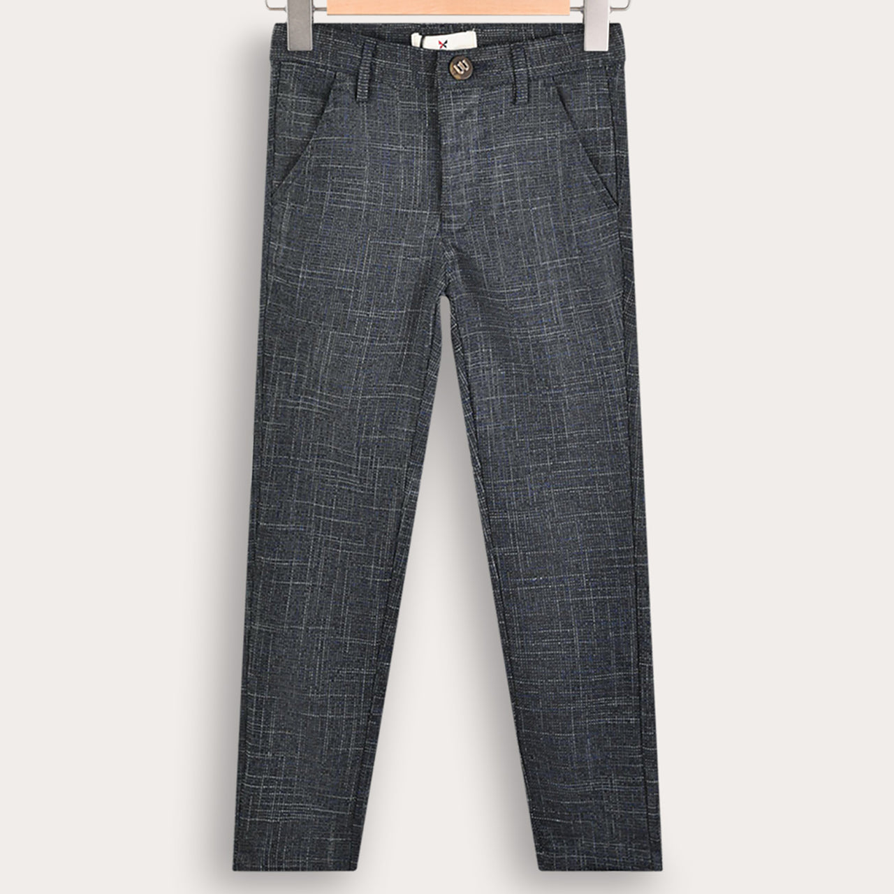 Melange Texture Long Pants