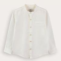 Melange LS Mockneck Dress Shirt